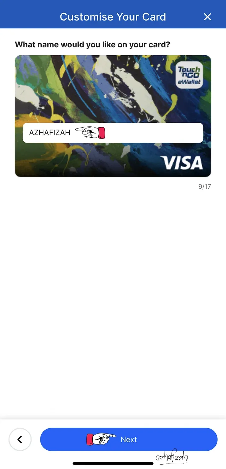 Cara beli Kad Visa Prabayar Touch n Go eWallet