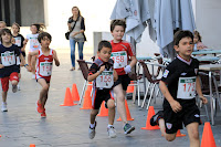 Duatlón infantil del club de triatlón de la Sociedad Ciclista Barakaldesa