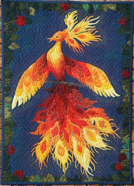 bird art quilt