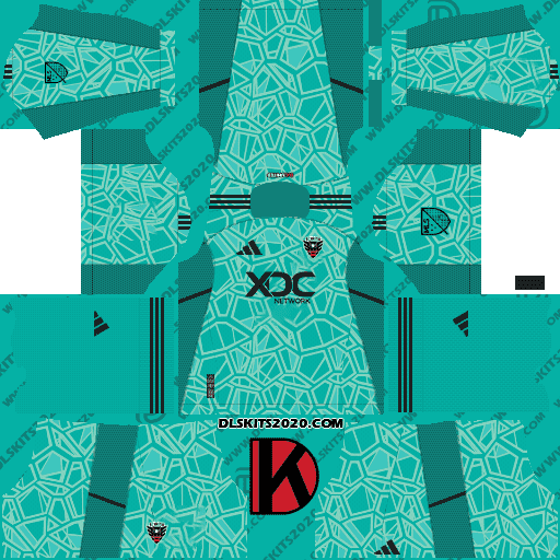 DC United Kits 2022-2023 Adidas For Mls Soccer 2022 - Dream League Soccer Kits 2019 (Goalkeeper Home)