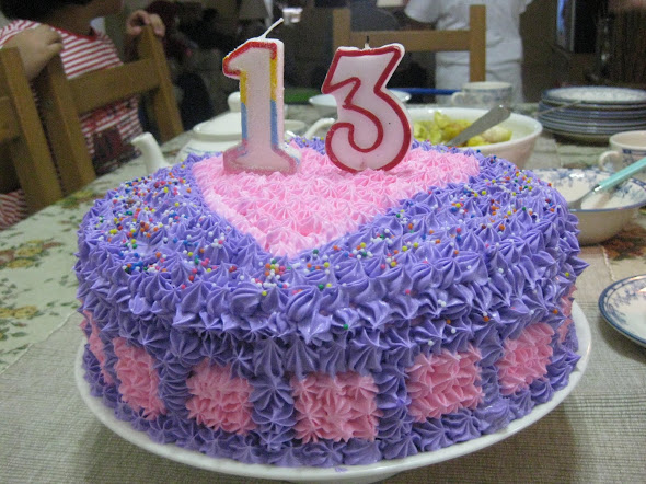 RESEPI NENNIE KHUZAIFAH: Birthday kek untuk anakanda
