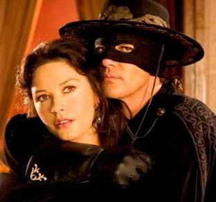 Catherine Zeta Jones con el zorro