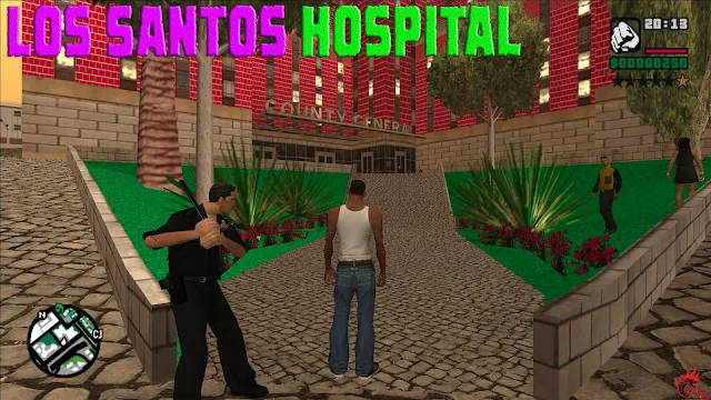 GTA San Andreas Los Santos Hospital Textures Pc