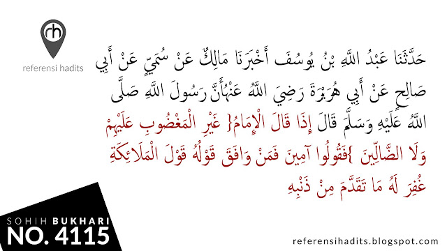 Hadits Penjelasan Keutamaan Mengucapkan “Aamiin” Setelah Selesai Membaca QS. Al Fatihah