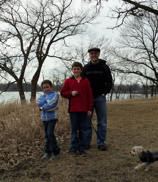 Adelaide, William, Will, and Frodo at Lake Shetek