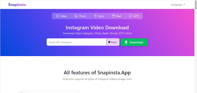 Ứng dụng tải video Instagram miễn phí