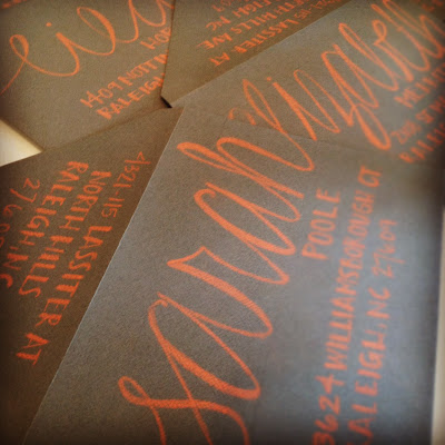 calligraphy invitations