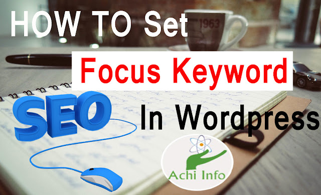 How To Set Focus Keyword In Wordpress