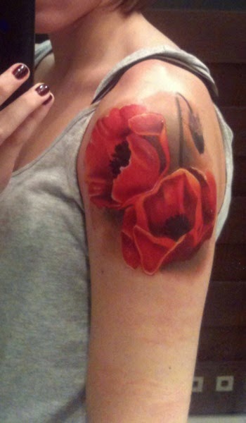 Women Shoulder Flower Tattoo, Flower On Women Shoulder Tattoo, Tattoo Of Flower Women Tattoo, Women, Flower, Parts,