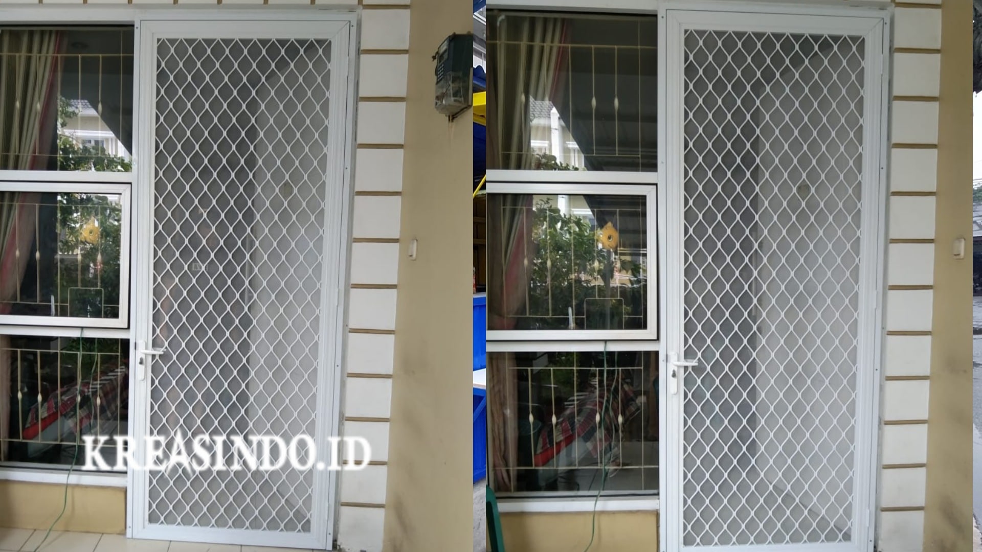 Pintu Kawat Nyamuk Expand Aluminium Pesanan Bpk. Yolbi di Gading Serpong Tangerang.