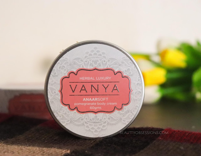 Vanya Anaarsoft Pomegranate Body Cream Review 