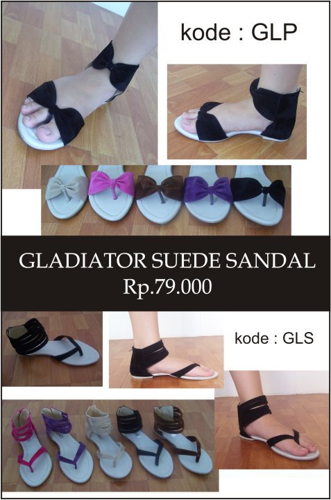 Shabby Chick: Gladiator Sandal 79rbpcs ; 65rbmin 12 pcs