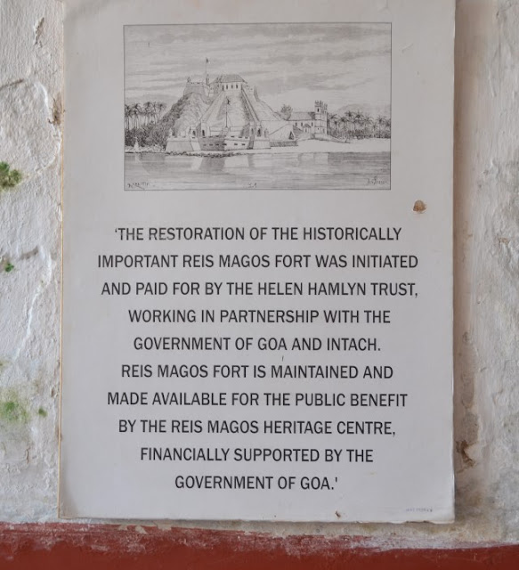 Reis Magos Fort Goa - Restoration