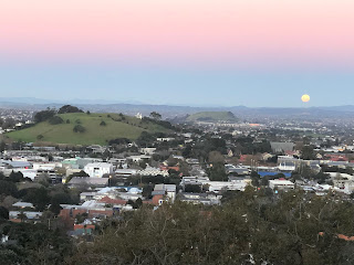 Sunset at Mount Eden in Auckland