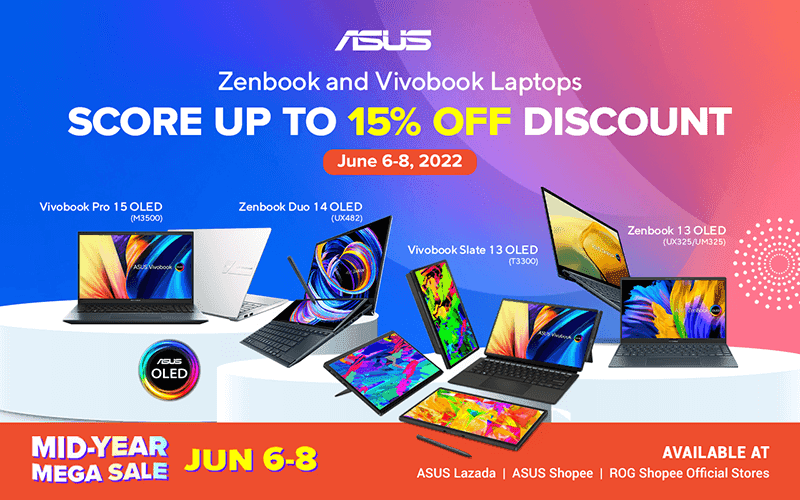 Deal: ASUS, ROG offers up to PHP 18K off select laptops during the Shopee, Lazada 6.6 Mid-Year sale