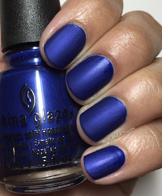 China Glaze; Fall 2016 Rebel Collection - Combat Blue-ts