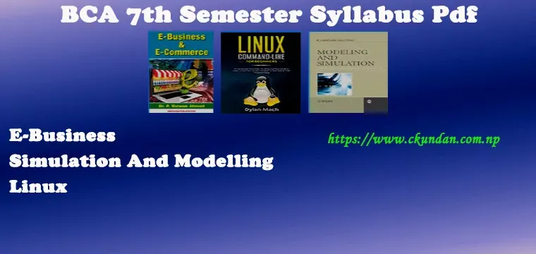 BCA 7th Semester Syllabus Pdf