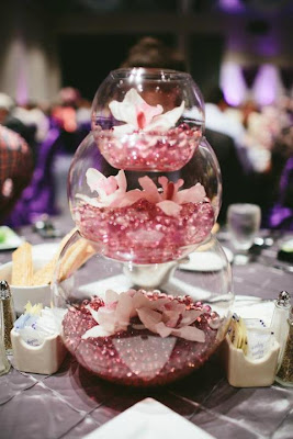 fish bowl centerpiece