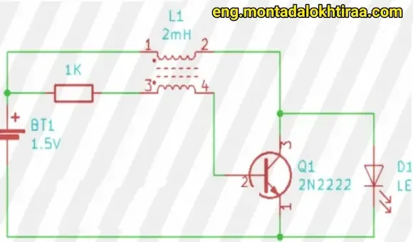 Explanation of the joule thief circuit to double the voltage
