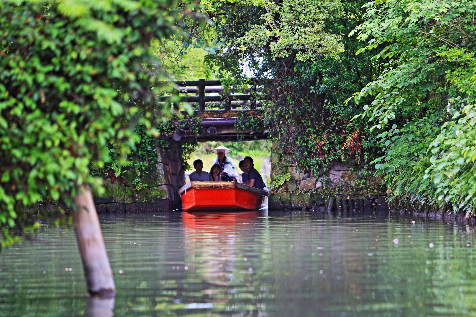 弥兵衛門橋（柳川の川下り）の写真