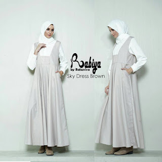 SKY DRESS BROWN