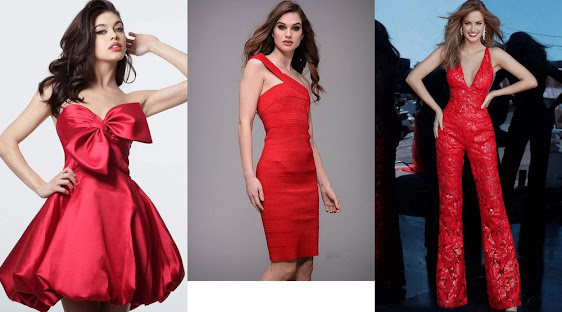 Red Jovani Dresses For Christmas Party