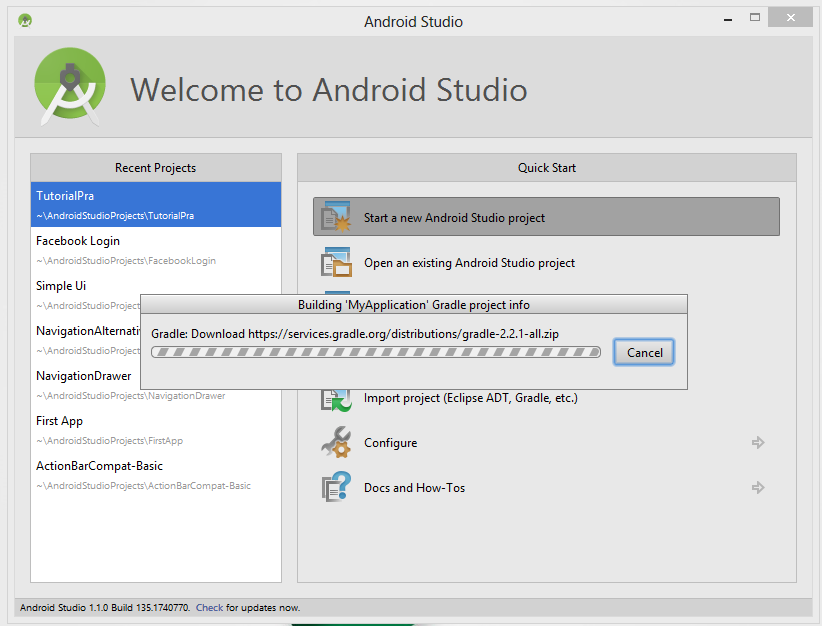 Fix Android Studio Stuck at Gradle DownloadHow to 