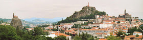 Le Puy-en-Velay, panorámica, catedrais medievais