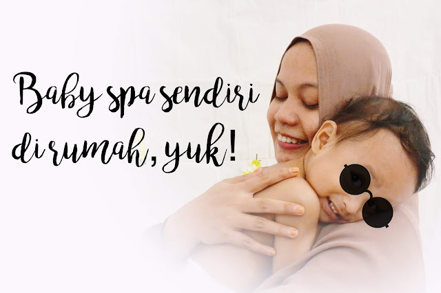 baby spa di rumah little bee tupperware