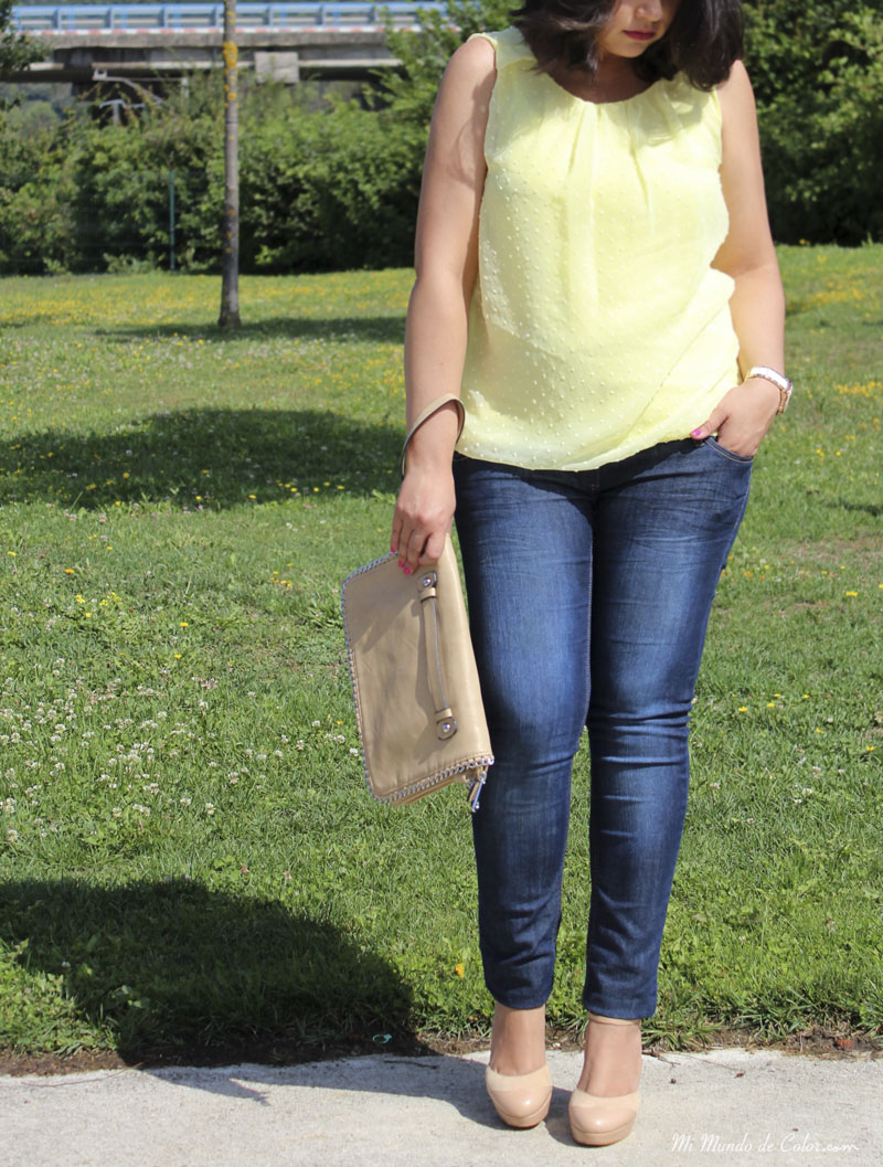 blusa amarillo napilut shop online