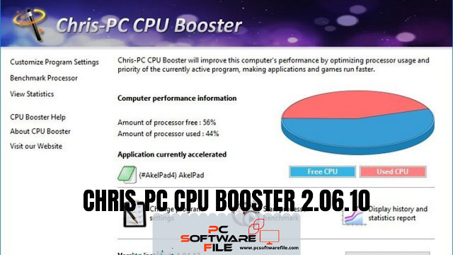 Chris-PC CPU Booster 2.06.10 System CPU Performance Optimization Free Download