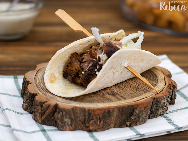 Tacos de costilla ibérica