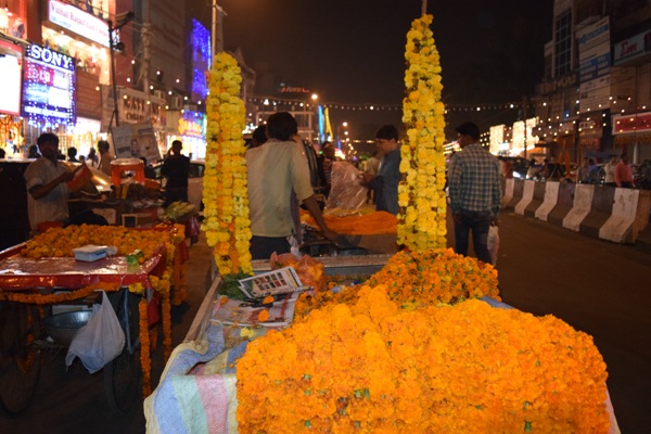 Diwali and flowers