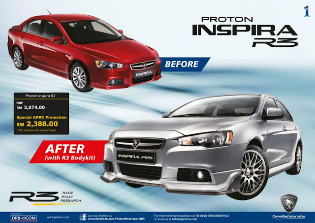Malaysia Motoring News: R3 kit introduced for Proton Preve 