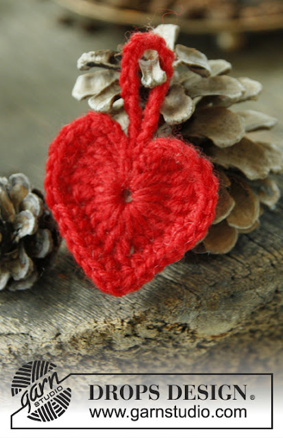 Petit coeur au crochet 