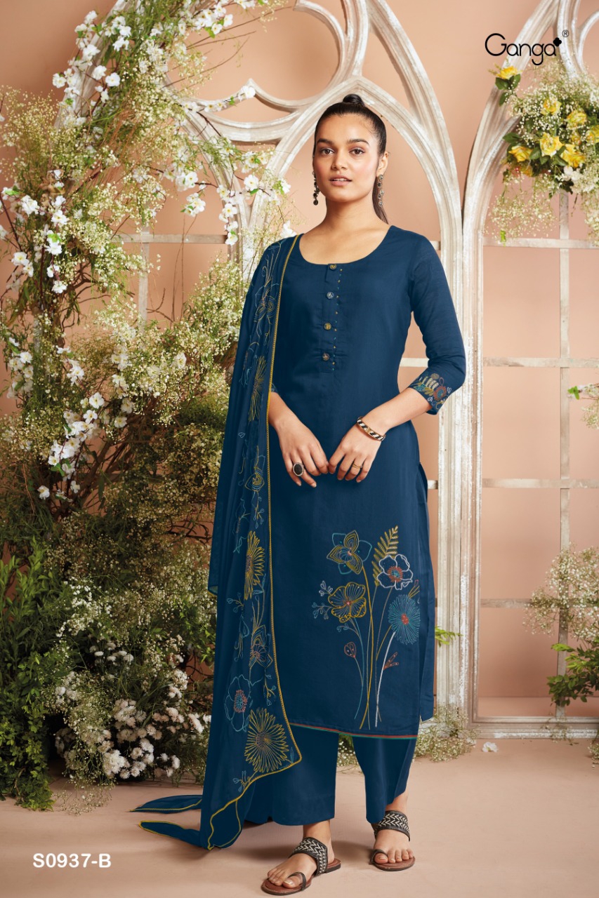 Tansy 937 Ganga Plazzo Style Suits Manufacturer Wholesaler