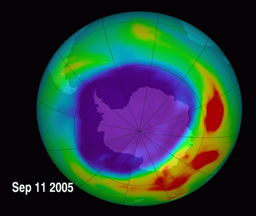 Depletion Of The Ozone Layer. The Ozone layer filters the