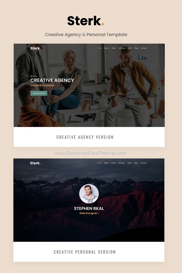 Creative Agency & Personal Template 