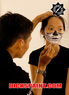 Make Up Halloween Skeleton Jakarta