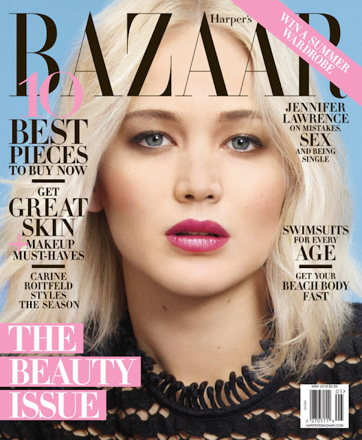 Actress, @ Jennifer Lawrence - Harper’s Bazaar US May 2016