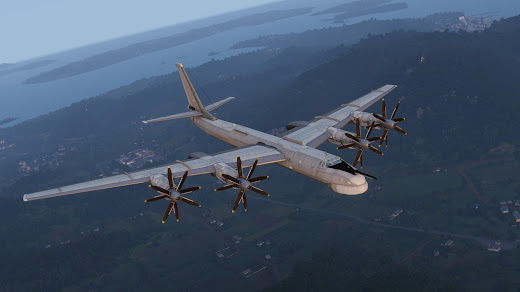 Arma3用RHS:Escalation MODのTu-95MS Bear戦略爆撃機