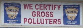 We certify gross polluters.