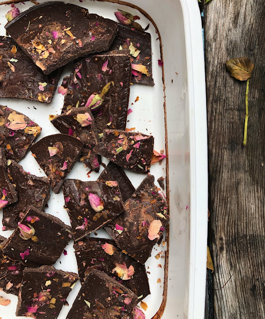 Make At Home Superfood Infused Vegan Chocolate Bark