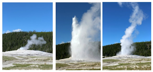 Old Faithful eruption