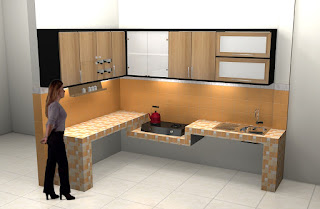 Furniture Interior Rumah - Kitchen Set - Partisi - Semarang Furniture