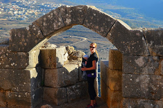 sammy and nicki baumer at nimrods fortress golan heights israel
