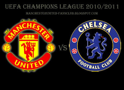 Champions league quarter final Manchester United v Chelsea