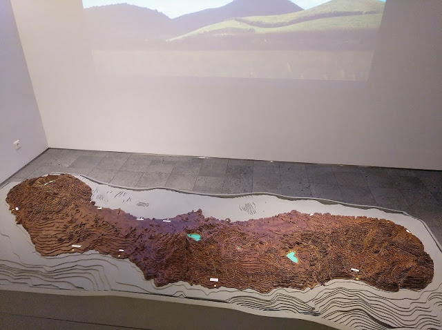 Maqueta de la Isla São Miguel en el Museo Carlos Machado de Ponta Delgada