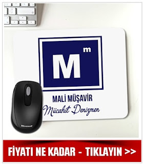 Mali Müşavire Hediye İsme Özel Mousepad