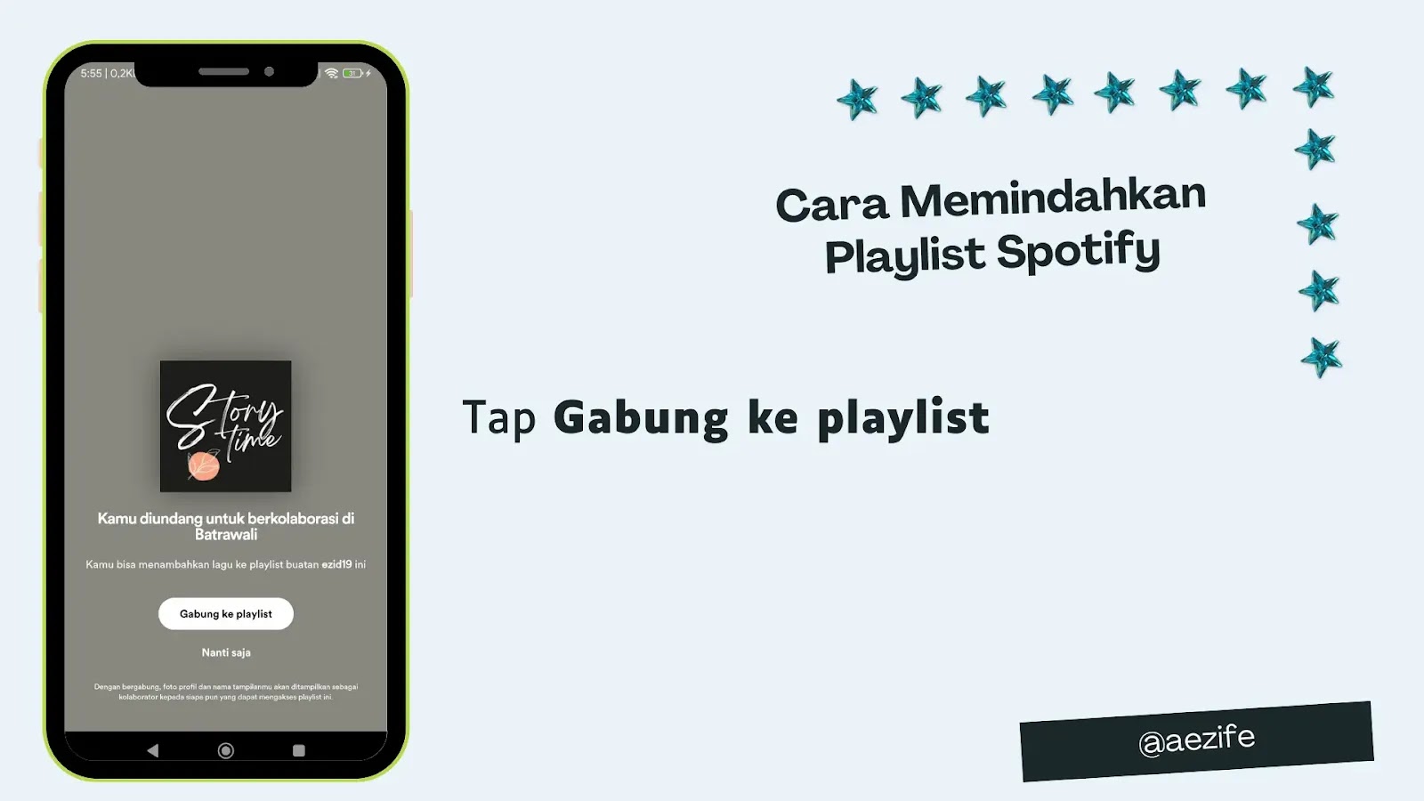 Cara Memindahkan Playlist Spotify ke Akun Lain by @aezife